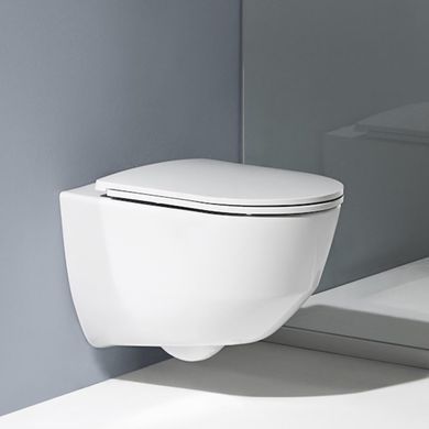 Підвісний унітаз Laufen PRO Rimless із сидінням з кришкою Slim soft-close H8669570000001