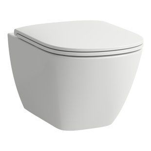 Подвесной унитаз Laufen LUA Rimless с сиденьем с крышкой Slim soft-close H8660800000001