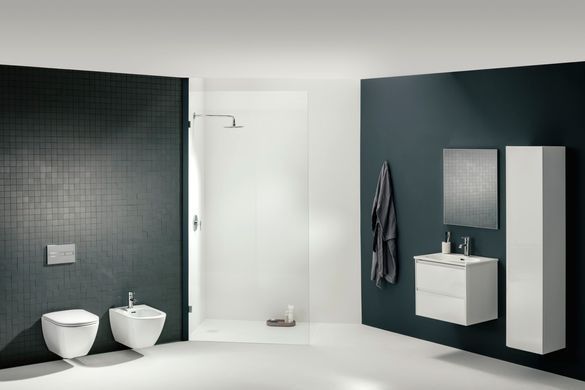 Підвісний унітаз Laufen LUA Rimless Silent Flush 52 см із сидінням з кришкою Slim soft-close H866082000000