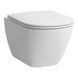 Підвісний унітаз Laufen LUA Rimless Silent Flush 52 см із сидінням з кришкою Slim soft-close H866082000000