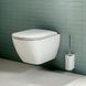 Підвісний унітаз Laufen LUA Rimless Silent Flush 52 см із сидінням з кришкою Slim soft-close H866082000000