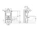 Инсталляционная система Roca Duplo заниженная 500х160х820 мм для подвесного унитаза A890121010
