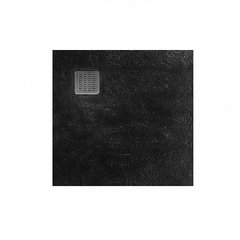 Душевой поддон Roca Terran, квадратный, 900х900х26мм, цвет черный AP0338438401400