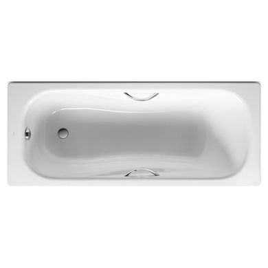 Ванна стальная Roca Princess 170х75, 2.4мм, с двумя ручками, с противоскользящим покрытием A220270001