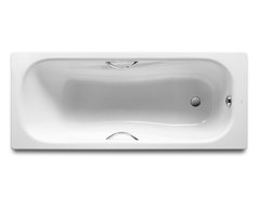 Ванна стальная Roca Princess 160х75, 2.4мм, с двумя ручками, с противоскользящим покрытием A220370001