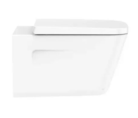 Підвісний унітаз Roca QUVE Rimless/Vortex з сидінням Soft Close A34H912000