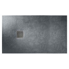 Душовий піддон Roca Terran, прямокутний, 1000х800х26мм, колір графіт AP013E832001200