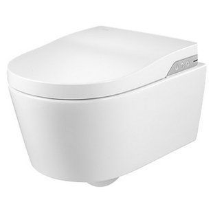 Подвесной унитаз Roca Inspira In-Wash Rimless с функцией биде с сиденьем с крышкой, с пультом дистанционного управления A803060001
