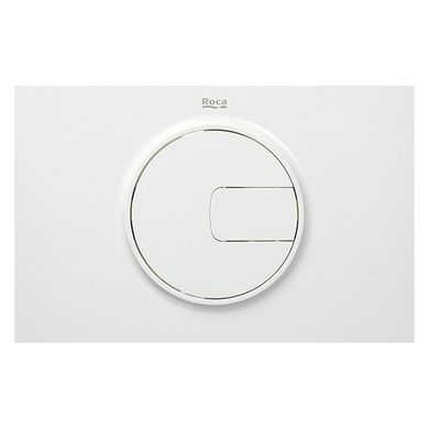 Кнопка Roca PL4 Dual механічна для інсталяційних систем, 3/6 л, (250х160 мм), біла A890098000