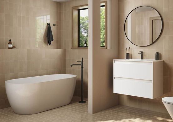 Шафка з умивальником Roca Claudia 800 White matt (білий матовий)