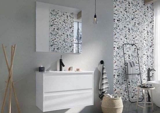 Шафка з умивальником Roca Claudia 800 White matt (білий матовий)