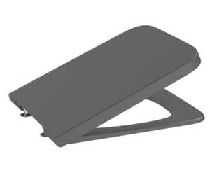 Cидіння з кришкою Roca Inspira Square, Soft Close, матеріал - Supralit, Onyx A80153264B