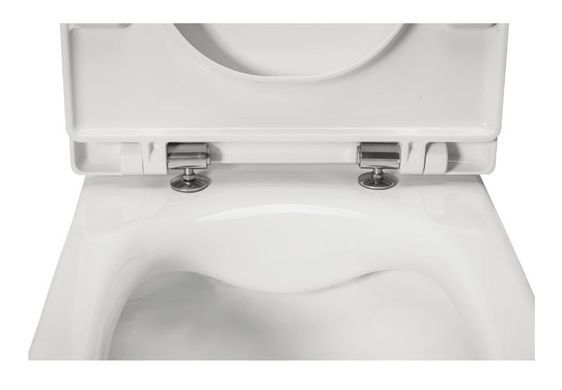 Підвісний унітаз Roca Gap Rimless із сидінням повільнопадаючим швидкоз'ємним